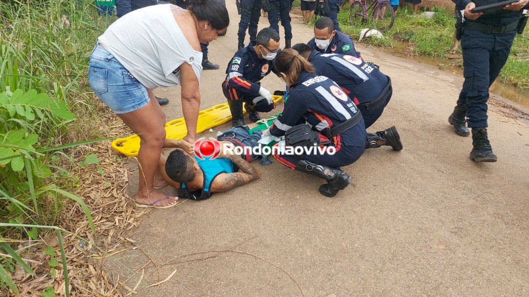 ASSISTA O VÍDEO: Jovem é atacado a tiros pelo vizinho por causa de rixa na cadeia