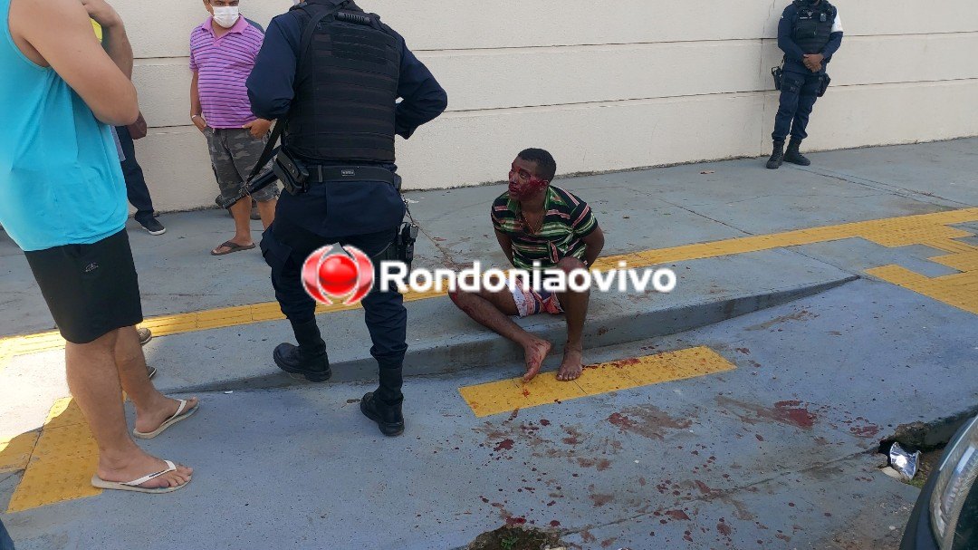 VEJA O VÍDEO: Assaltante em moto sofre grave acidente após roubar mulher