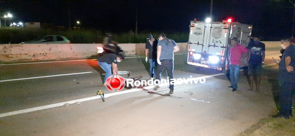 ASSISTA: Andarilho morre atropelado por carro na BR-364 em Porto Velho