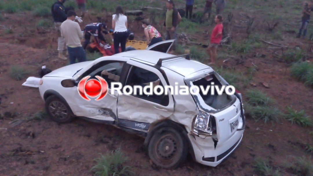 VÍDEO: Acidente na BR-364 deixa vítimas presas nas ferragens