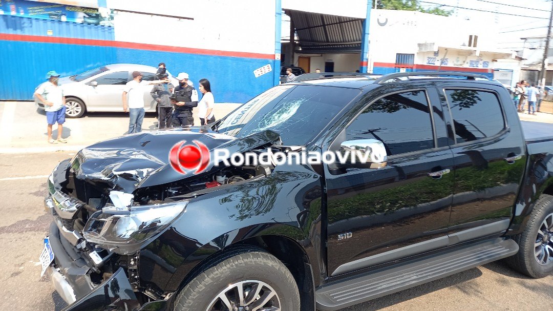 TRÁGICO: Idoso morre atropelado por caminhonete em Porto Velho; vídeo