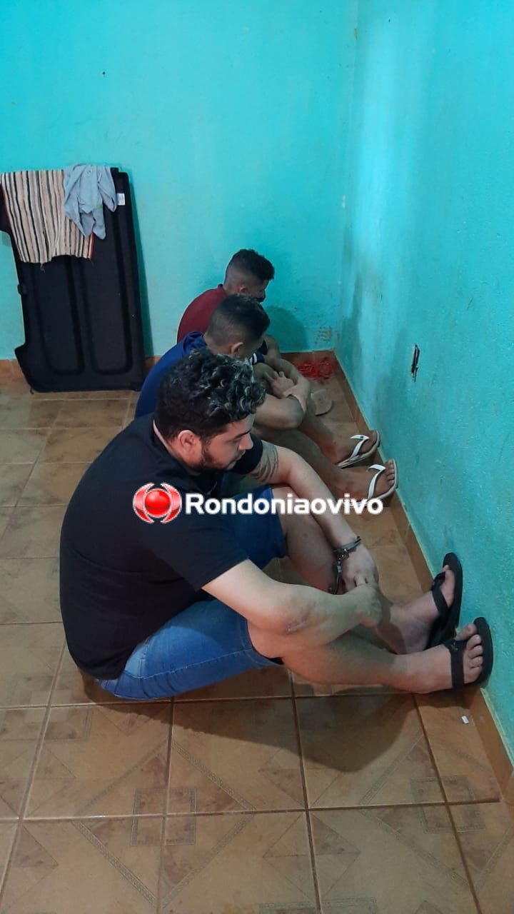 FLAGRANTE: Delegacia de Furtos e Roubos prende trio com droga e munições