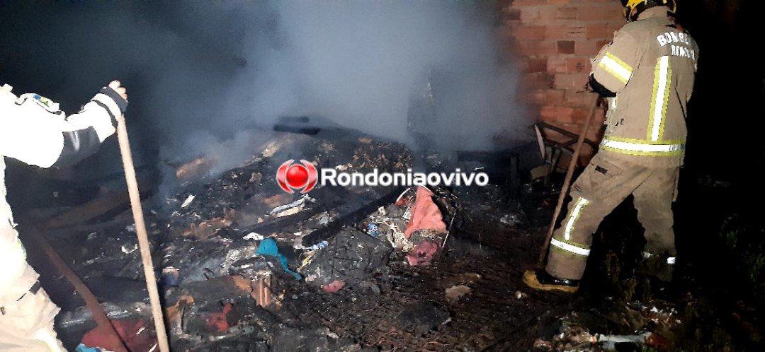 SINISTRO: Residência é totalmente consumida pelo fogo em Porto Velho 