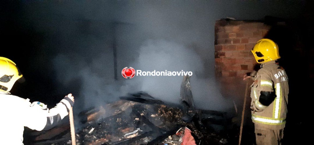 SINISTRO: Residência é totalmente consumida pelo fogo em Porto Velho 