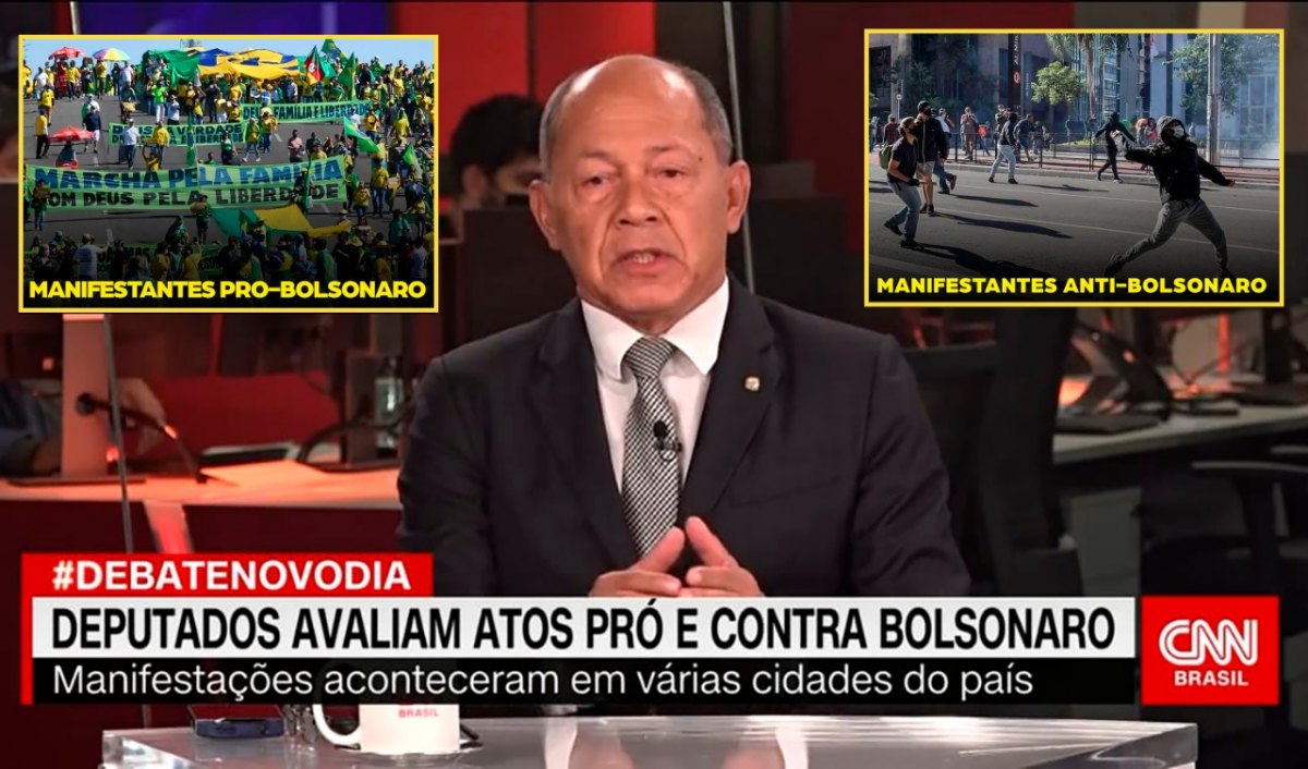 PROTESTOS: Deputado Coronel Chrisostomo acompanhou de perto manifestação em Brasília