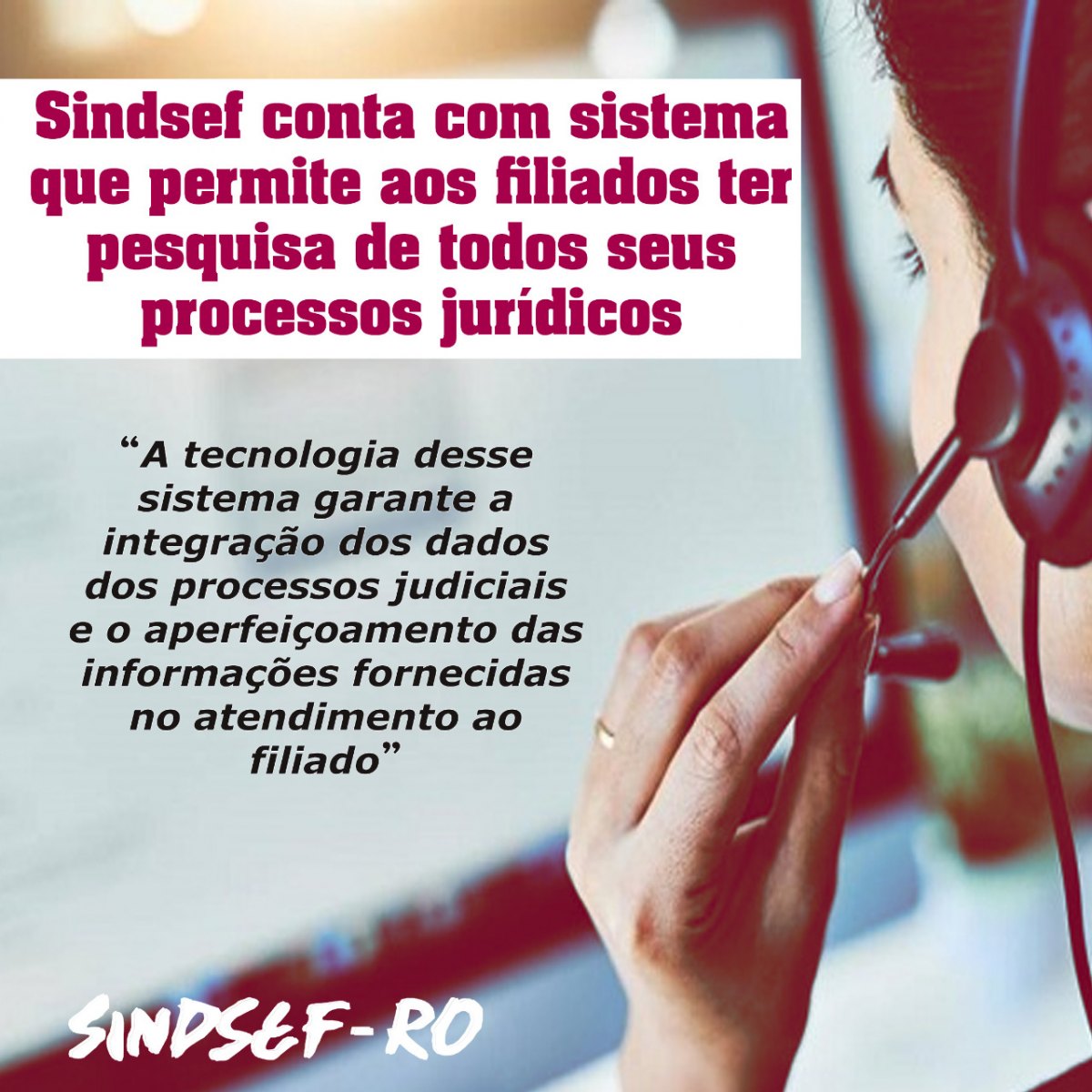 FACILIDADE: Sindsef tem sistema que permite filiados pesquisar todos processos jurídicos