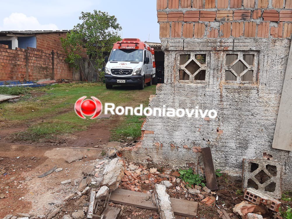 DESGOVERNADO: Motorista é socorrido após ser atropelado pelo próprio veículo