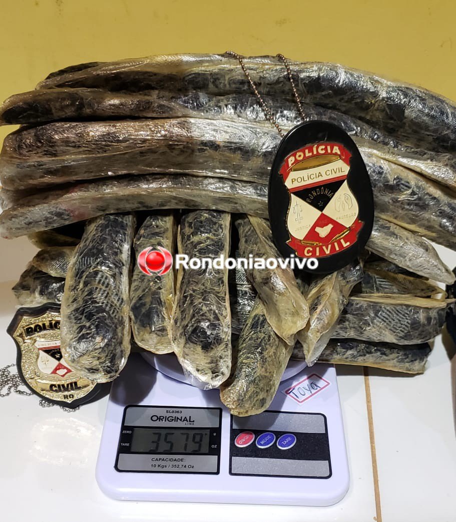 NO ÔNIBUS: Denarc encontra droga escondida em pneus de bicicletas