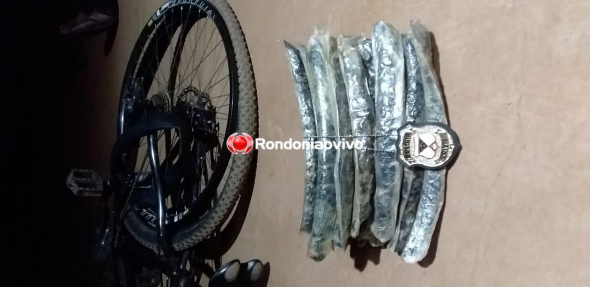 NO ÔNIBUS: Denarc encontra droga escondida em pneus de bicicletas