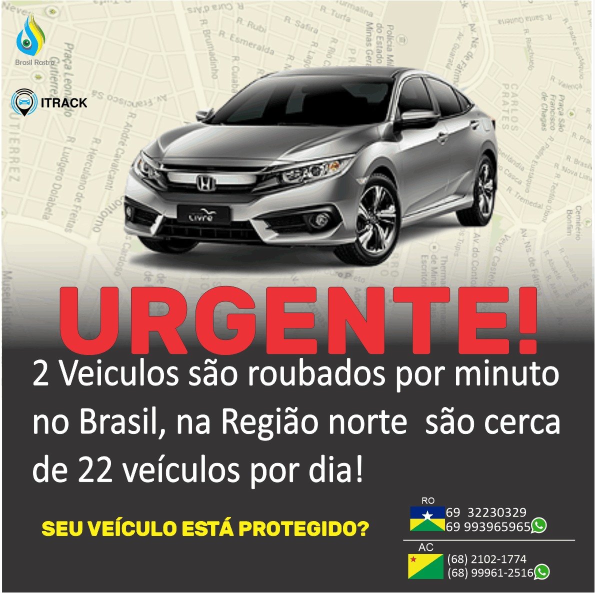 Melhor solução em rastreamento e proteção veicular 