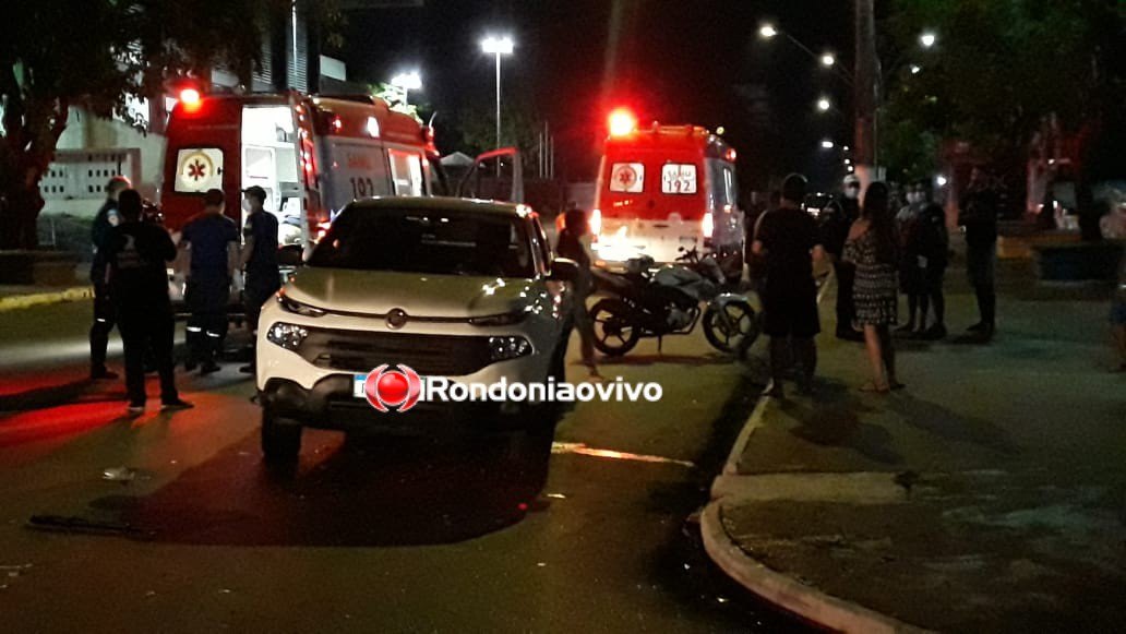 IMPRUDÊNCIA: Motoristas ficam feridas em colisão de automóveis na região central da capital