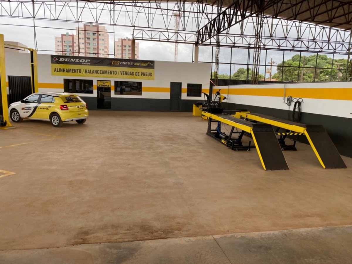 Dunlop inaugura unidade da Rede Truck em parceria com a BR Pneus