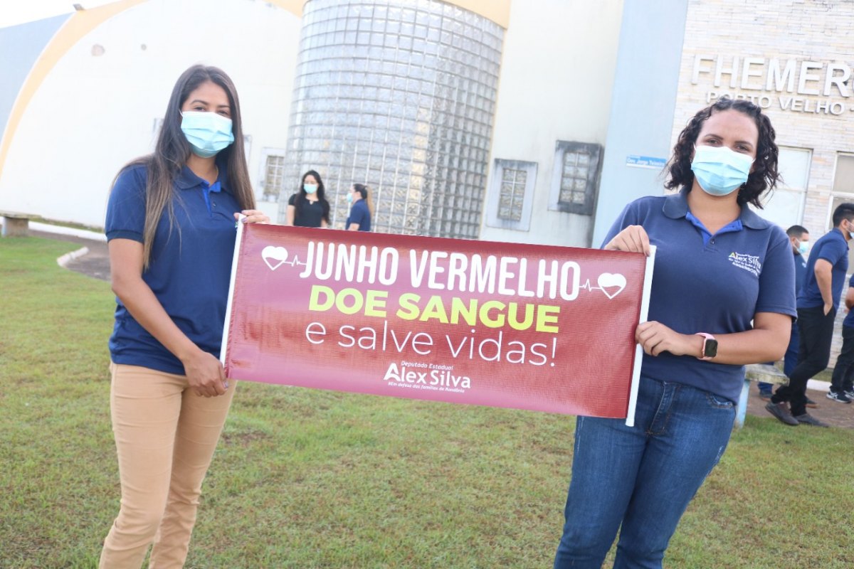 JUNHO VERMELHO: Equipe de Alex Silva realiza mais uma mobilização de doação de sangue 