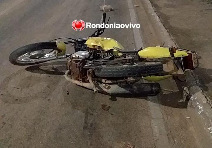 NA JORGE TEIXEIRA: Motociclista fica em estado grave ao ser atingido em cheio por carro