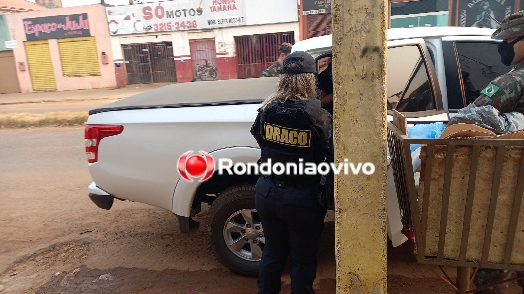 FUZIS E MUNIÇÕES: Onze pessoas foram presas durante operação da Draco, PF e Exército