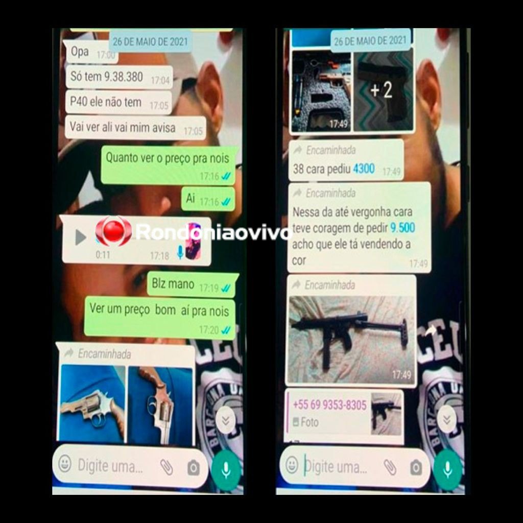 OPERAÇÃO CANAÃ: 'Guerreiro um parceiro precisa de 10 Pts, 2 fuzis e 5 dozes', diz invasor de terras