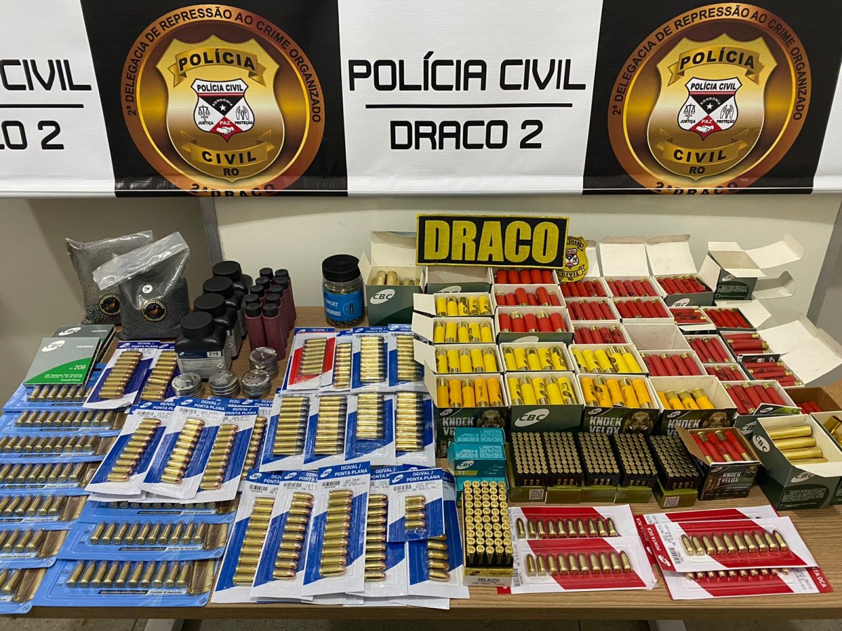 OPERAÇÃO CANAÃ: Draco segue com ação contra invasores e apreende centenas de munições