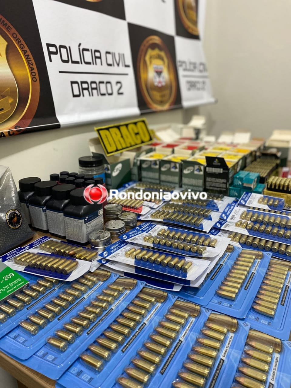 OPERAÇÃO CANAÃ: Draco segue com ação contra invasores e apreende centenas de munições