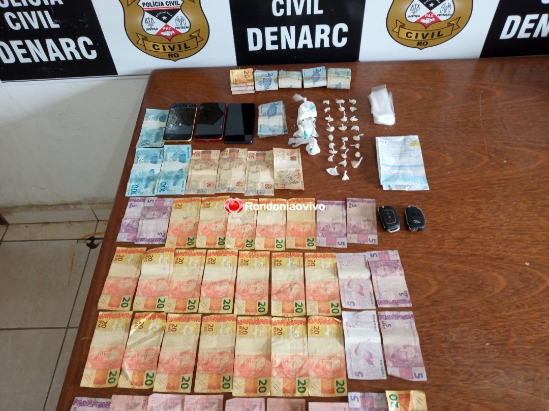 AÇÃO DO DENARC: Bar é fechado e mulher que mandava morador de rua vender droga é presa