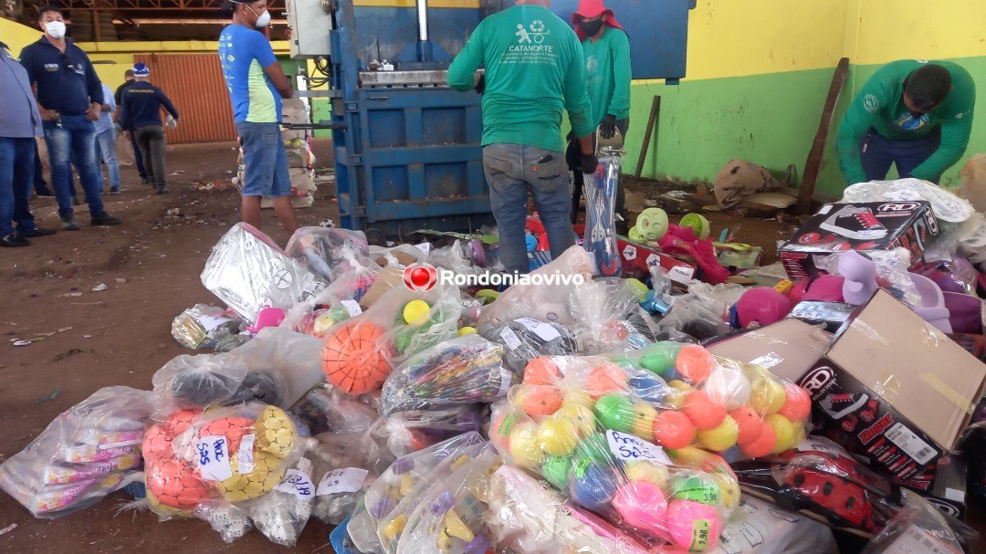 NA CAPITAL: Ipem destrói brinquedos apreendidos durante fiscalizações em comércios 