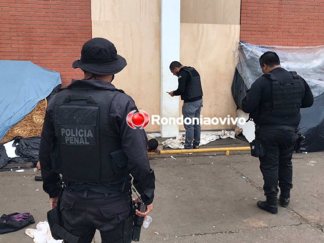 VARREDURA: Polícia Penal realiza operação na região da rodoviária e prende foragidos