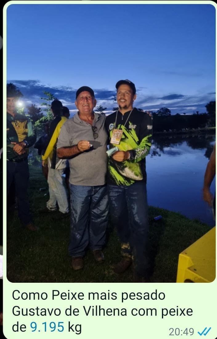 PREMIAÇÕES: Torneio de pesca esportiva acontece em Rondônia no domingo (28)