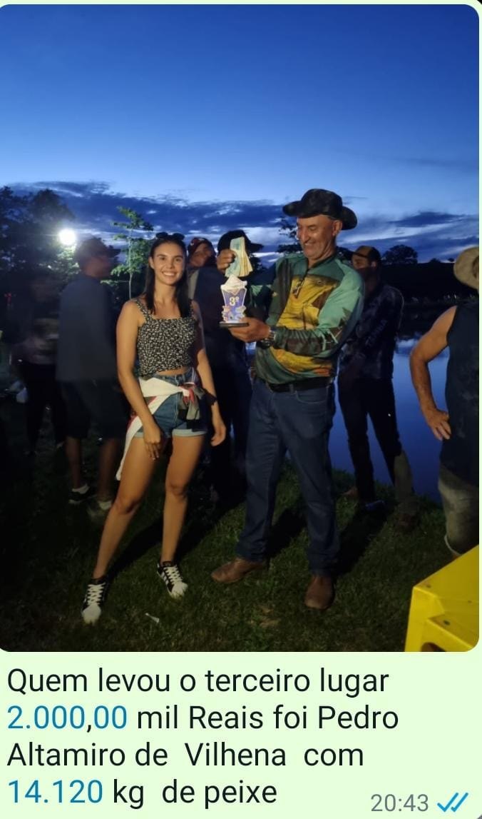 PREMIAÇÕES: Torneio de pesca esportiva acontece em Rondônia no domingo (28)