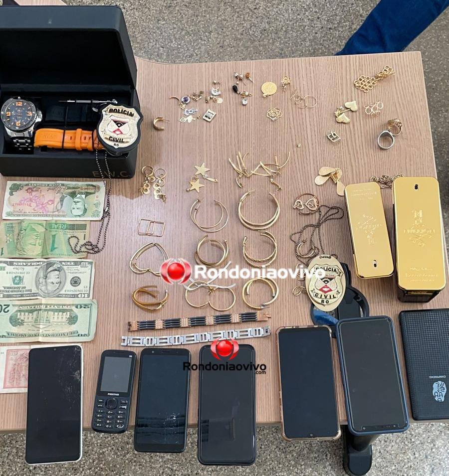 PRIMOS DO CRIME: Polícia Civil cumpre mandados contra acusados de roubos e furtos na capital