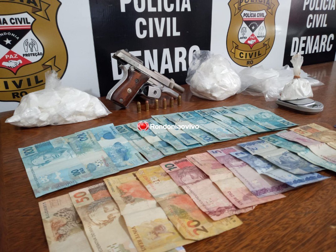 HÓRUS: Denarc prende dois por tráfico durante operação em Porto Velho