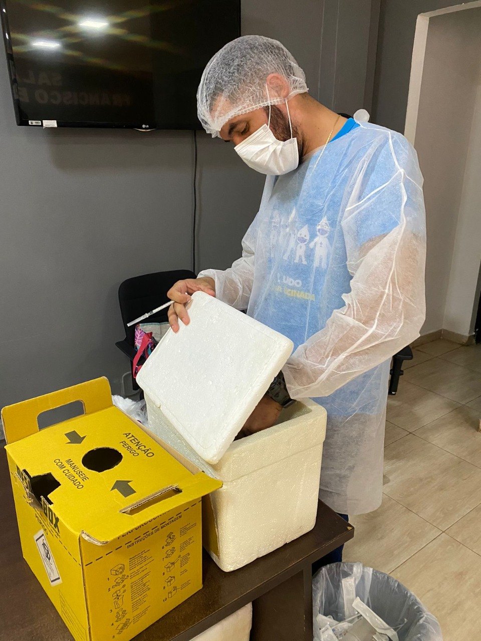 SAÚDE: Câmara de Vereadores de Porto Velho realiza vacinação contra Covid e gripe