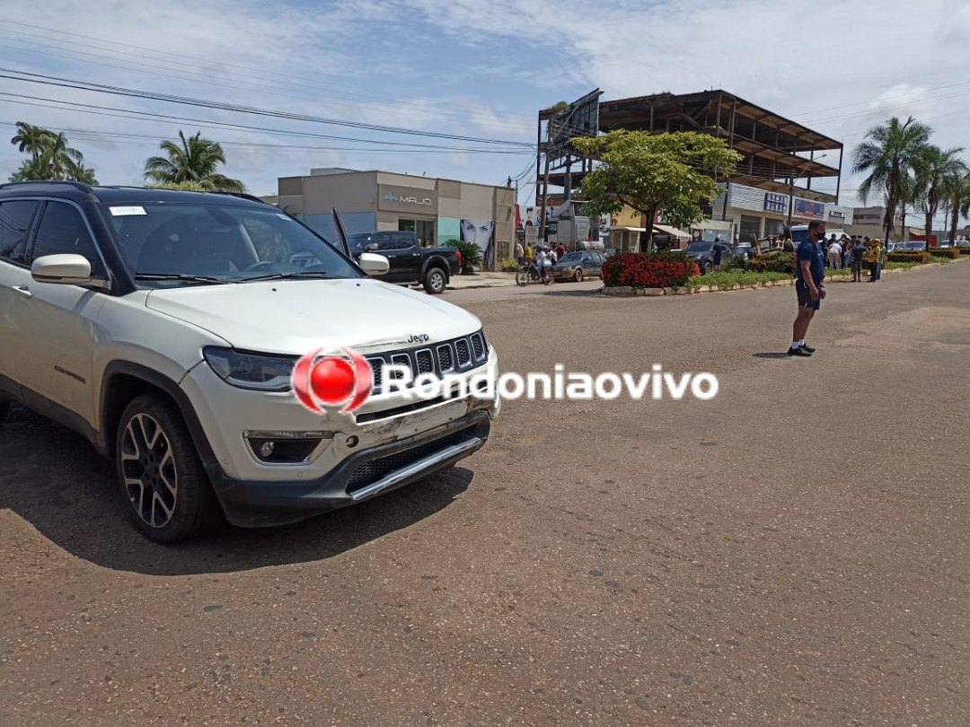 IMPRUDÊNCIA: Caminhonete capota após grave batida na Caúla em Porto Velho