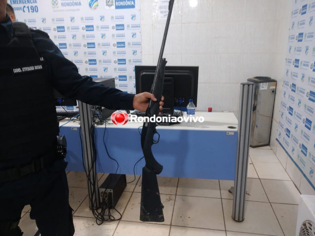 CERCO: PM faz buscas na mata e prende criminoso que realizou roubo em chácara