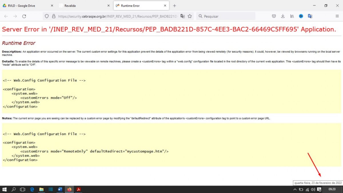 TRAVADO: Candidatos reclamam de acesso ao sistema do Revalida