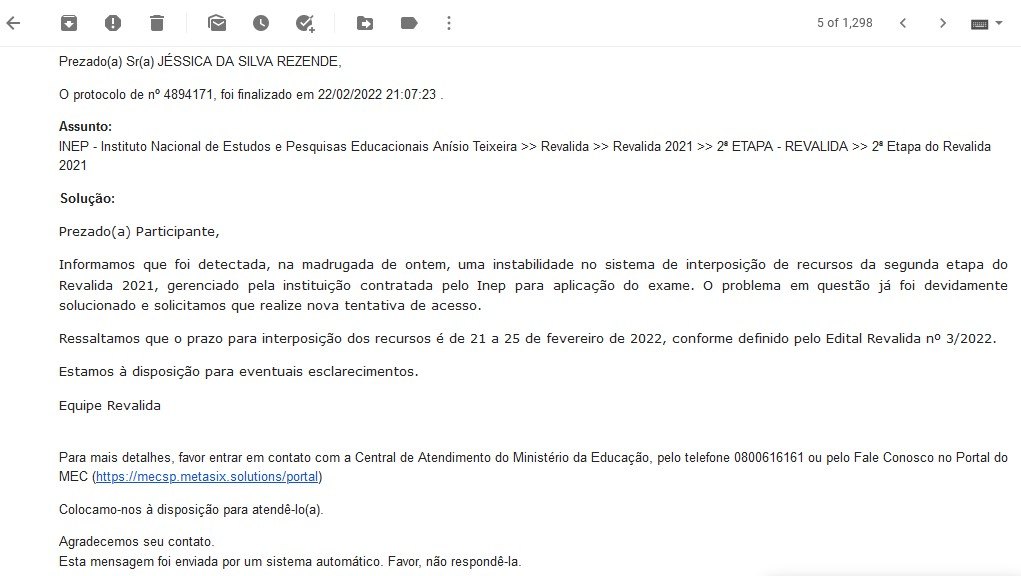 TRAVADO: Candidatos reclamam de acesso ao sistema do Revalida