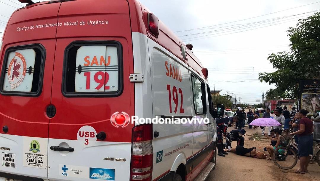 GRAVE ACIDENTE: Idoso e mulher ficam feridos e população denuncia demora no resgate