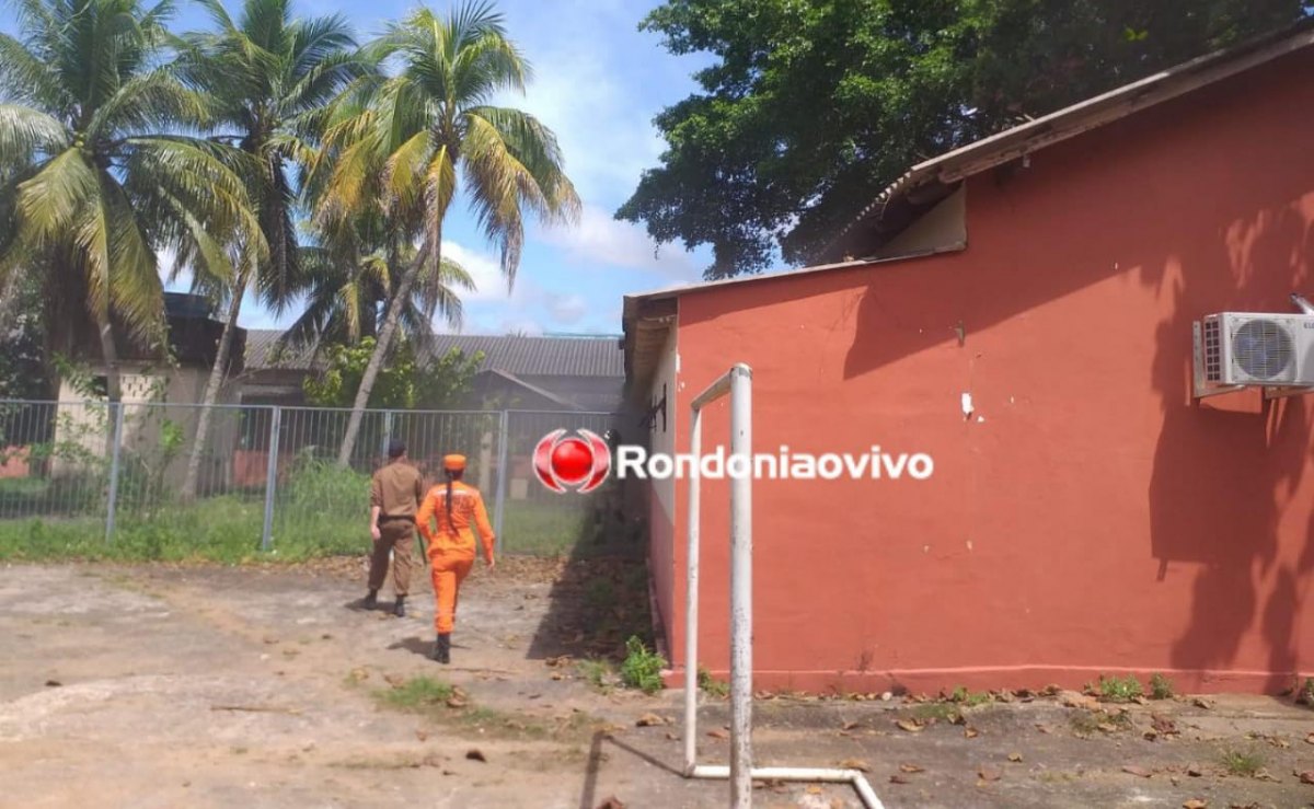 PANE ELÉTRICA: Incêndio em sala de aula causa pânico em escola no Centro de Porto Velho