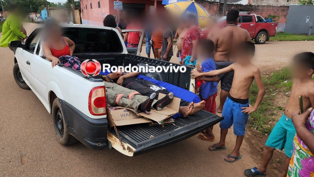 SAMU DEMOROU: Vídeo flagra acidente entre motos e vítimas são socorridas por particulares