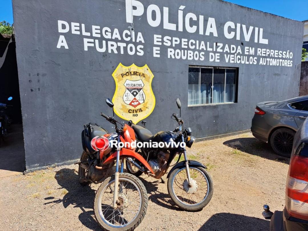 DESMANCHE: Delegacia de Furtos e Roubos localiza motocicletas clonadas em 'mocó'