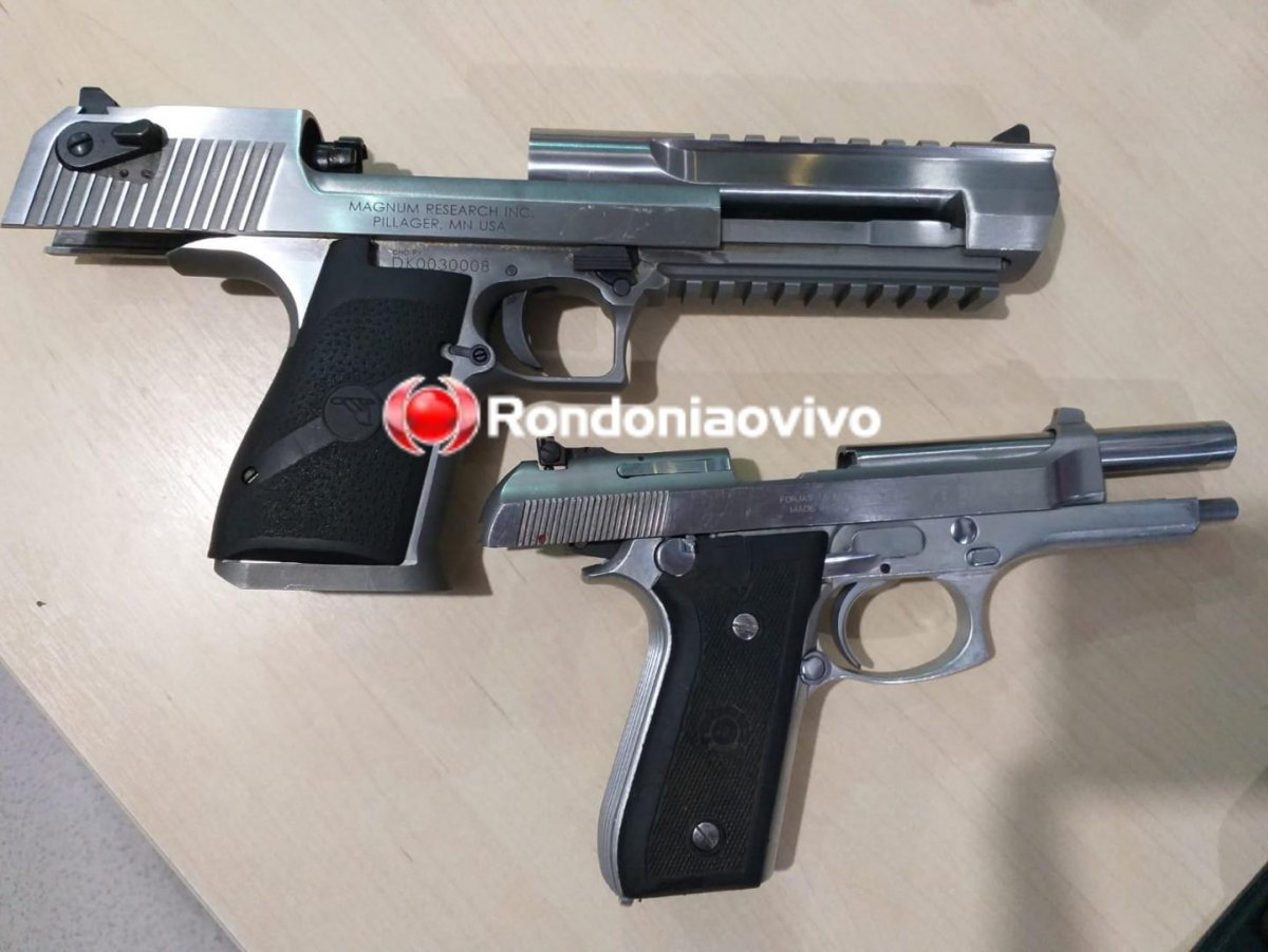 TENTARAM FUGIR: Polícia aborda Corolla e três são presos com pistolas próximo ao CPA