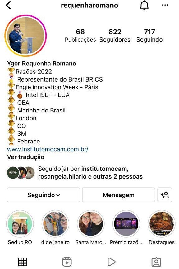PEQUENO GÊNIO: Estudante de Ariquemes vai representar RO na Inglaterra com projeto de ciência
