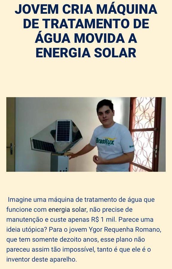 PEQUENO GÊNIO: Estudante de Ariquemes vai representar RO na Inglaterra com projeto de ciência