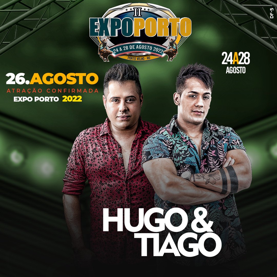 EVENTO: Feira Expoporto 2022 começa nesta quarta (24) com o show dos Us Agroboys