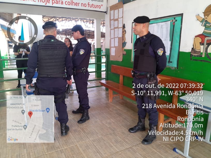 NAS RUAS: PM inicia a Operação Eleições 2022 em todo o Estado de Rondônia
