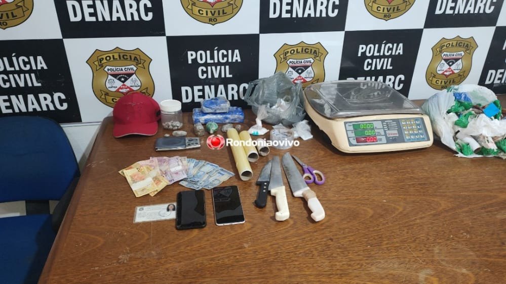 VÁRIAS DENÚNCIAS: Denarc prende traficante e fecha boca de fumo do 'Júnior' na zona Leste