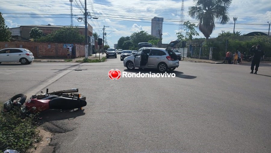 URGENTE: Casal fica lesionado após grave colisão envolvendo três veículos