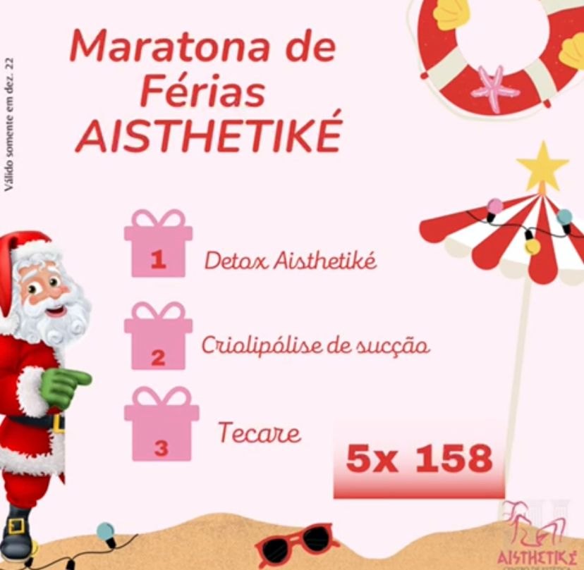 FIM DE ANO: Confira as promoções imperdíveis da Clínica Aisthetiké