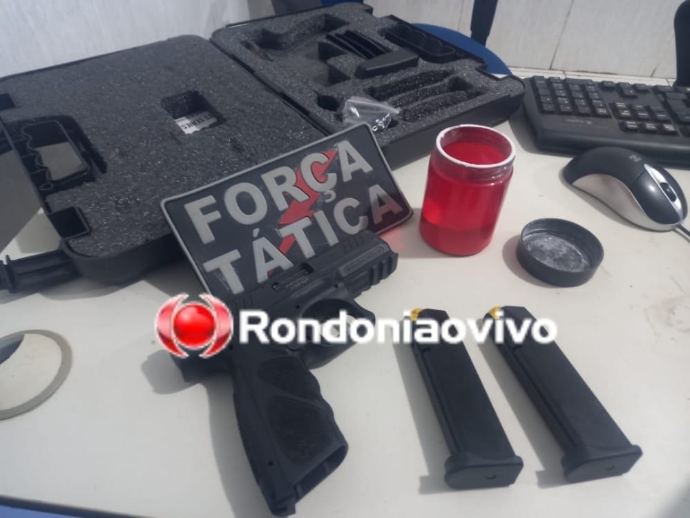 'DELIVERY DA ARMA': Mulher é presa levando pistola TS9 sob encomenda para a zona Sul
