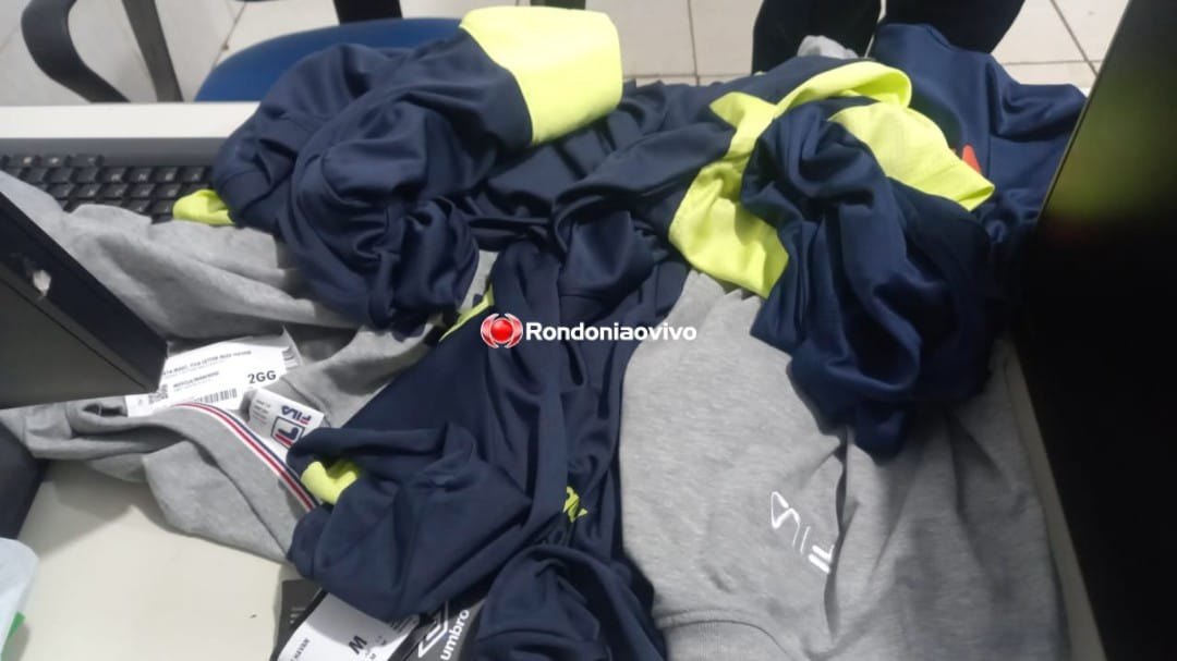 FLAGRANTE: Mulher é presa fazendo arrastão na loja Havan na capital 