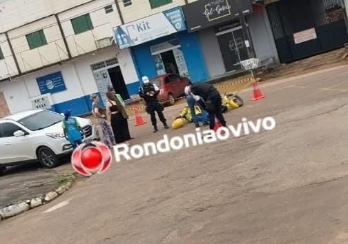 ACIDENTE: Mototaxista fica ferido após colisão com carro em Porto Velho 