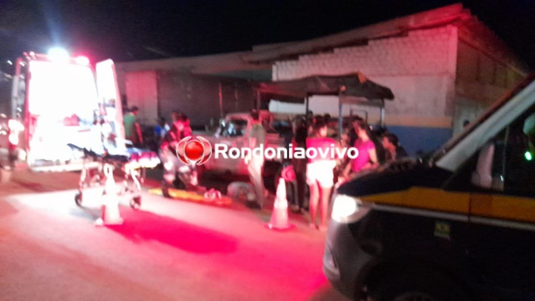 FRATURA EXPOSTA: Trabalhadores são atropelados durante feira livre em Porto Velho 